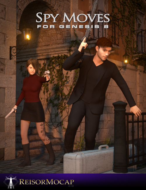 Spy Moves for Daz3D Genesis 8